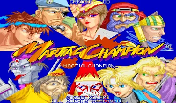 Martial Champion (Europe ver EAA) screen shot title